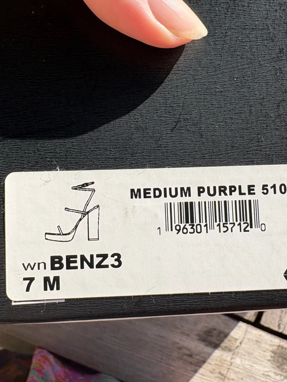 Nine West Iridescent Pink Purple Metallic Platform Sandals Sz 7M